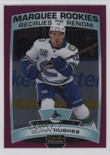2019-20 O-Pee-Chee Platinum Marquee Rookies Matte Pink Quinn Hughes #190 f0l