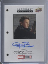 2019 Marvel Studios The First Ten Years Legendary Scripts Jeremy Renner Auto 0c3