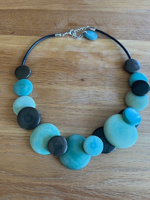 Collier en ivoire végétale haut de gamme Nodova modèle A116