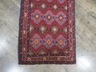 Vintage Turkish Rug,HandMade Anatolian Turkish Geometric Tribal Rug 1.7x3.8 Ft — photo 4