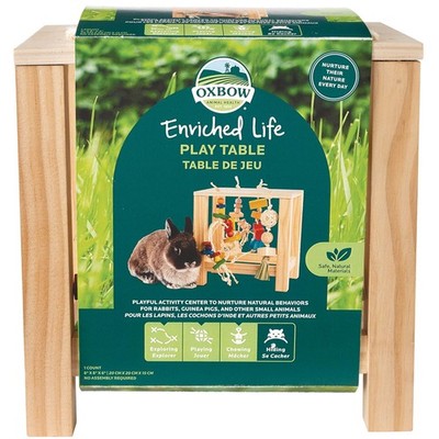 Durable Enriched Life Play Table - Ideal for Rabbits, Hamsters, and Chinchillas