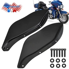 For Harley Street Electra Glide 96-13 2X Side Fairing Windshield Air Deflector
