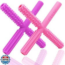 X Hollow Chew Tubes Sensory Chew Toys for Autistic Children 2 Pack , Alt. to