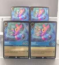 Disney Lorcana Piglet - Entranced by Snow 139/204 Winterspell C Foil 4 Cards