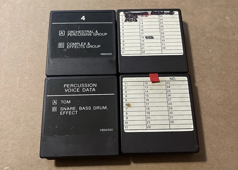 Lote de cartuchos Yamaha probados incluyendo DX-7, PMC1, voz, datos *LEER descripción* Foto 3 de 3