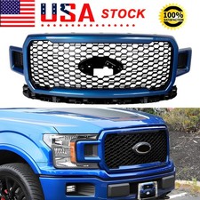 Fits 2018-2020 Ford F150 F-150 Front Bumper Grille Honeycomb Mesh Lightning Blue Fits 2018-2020 Ford F150 F-150 Front Bumper Grille Honeycomb Mesh Lightning Blue
