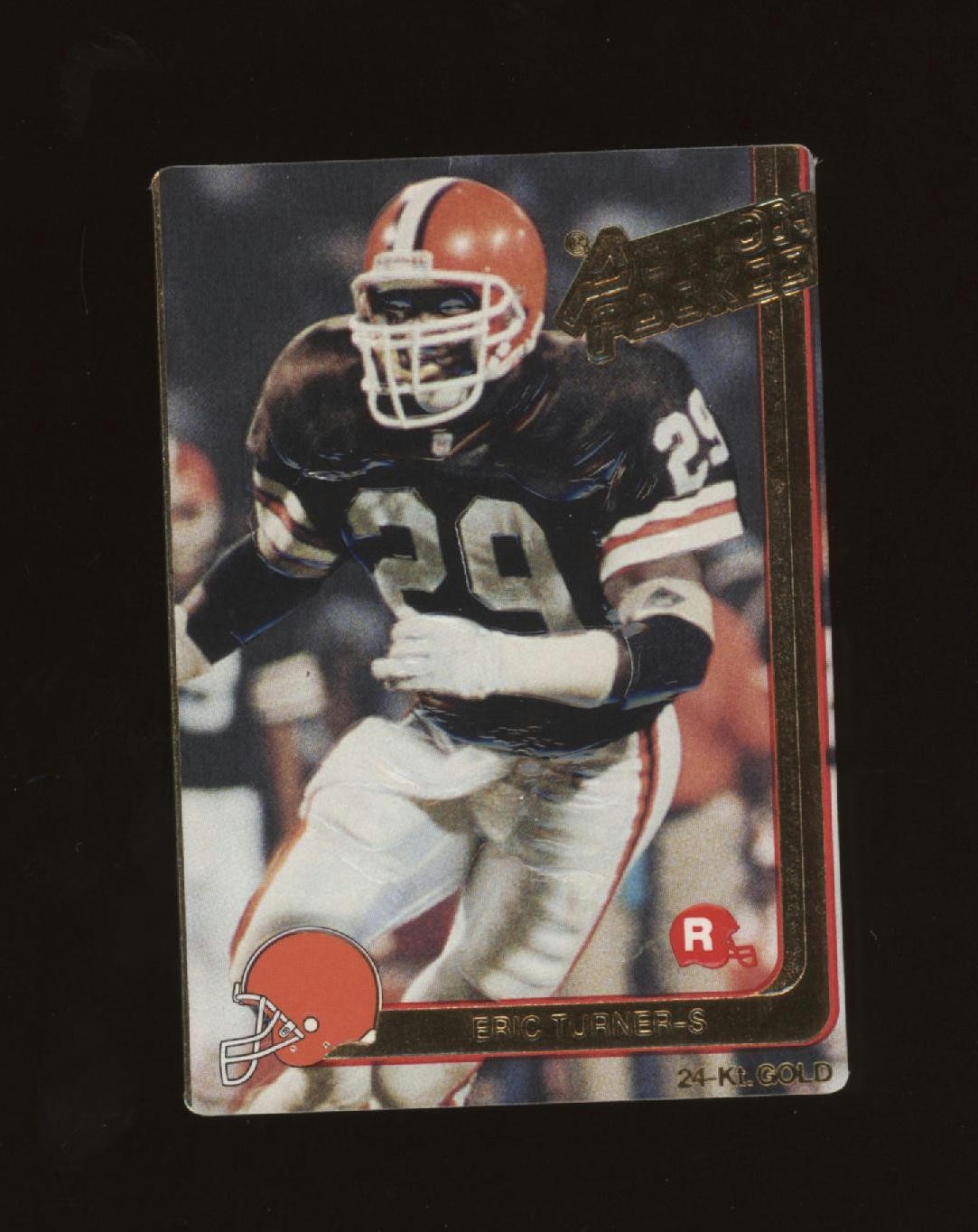 1991 Action Packed Rookie/Update #2G Eric Turner 24K Gold