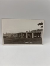 RPPC Postcard Overpass, Midland Michigan, MI