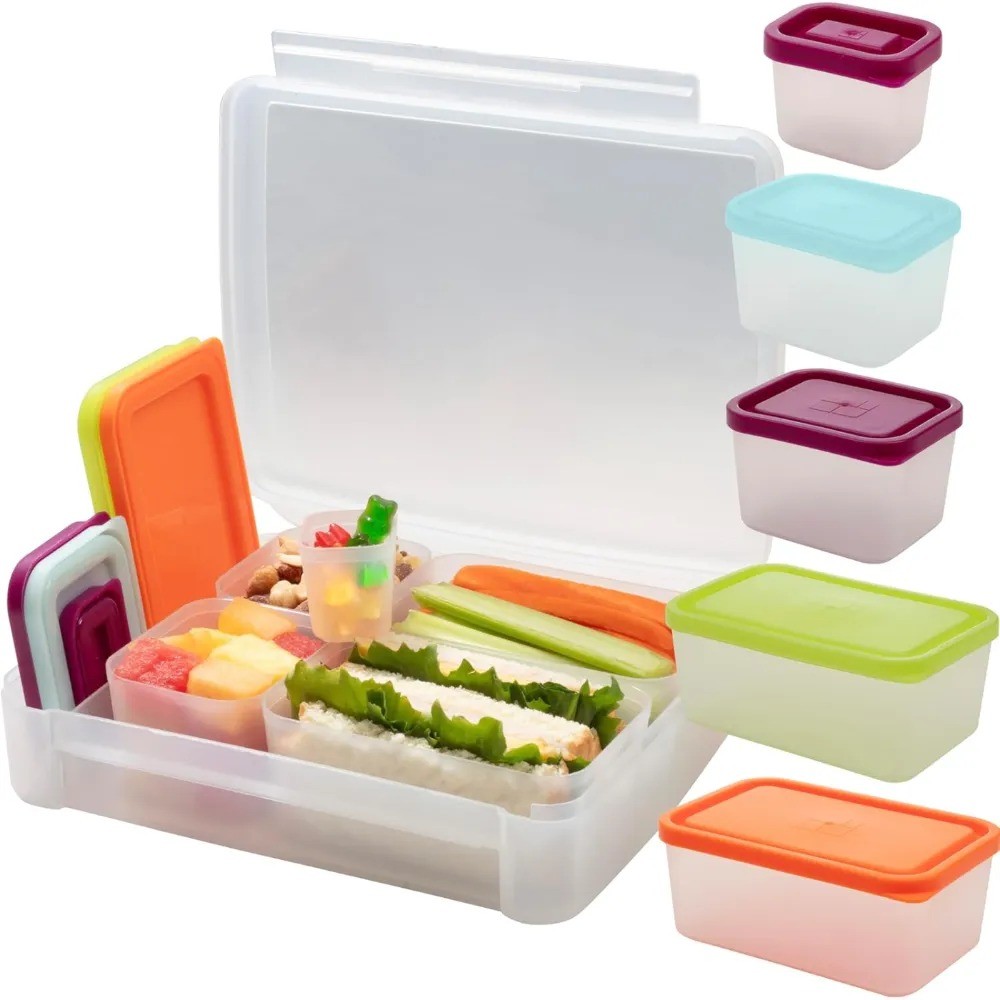 Set W/ 5 Removable, Leak Proof Containers, On-the-go