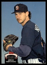 1992 Stadium Club Jeremy Hernandez Rookie San Diego Padres #734