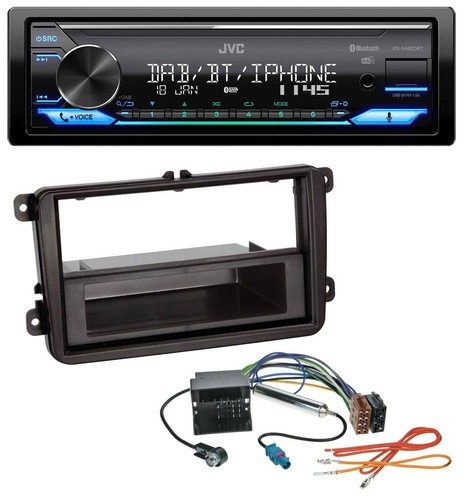 JVC Bluetooth DAB USB MP3 Autoradio für Skoda Praktik / Superb / Yeti - Bild 1 von 8