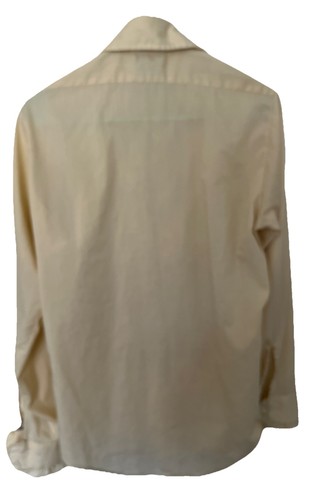 Vintage Lion Of Troy 70’s MensTuxedo Button Up Formal Ivory Ruffled 14 1/2 33 - Picture 2 of 13