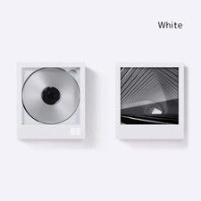 KM5 Instant Disk Audio CP1 CD Player Bluetooth 5.1 Portable Wall Mountable White