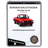 VW Caddy 14D (83-85) Instandhaltung Inspektion Wartung Wartungsanleitung PDF