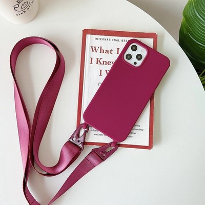 Crossbody Necklace For iPhone 17 16 15 14 13 12 Pro Max 15 Plus Lanyard Case