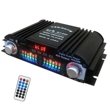 New Power Amplifier 4 Channel Mini HiFi Digital Stereo Audio Car Home 5.0/