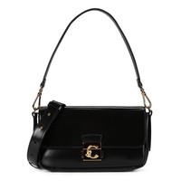 Coccinelle C-Me Schultertasche Leder 24Cm #COC-E1U4M120201 (Noir)
