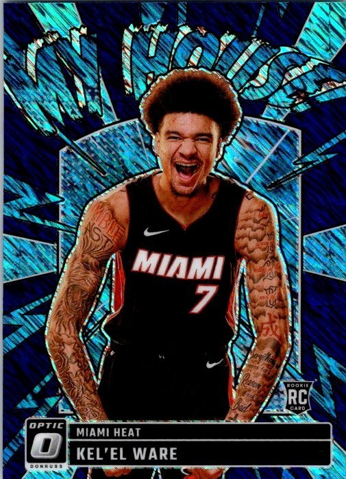 KEL'EL WARE 2024-25 Donruss Optic My House #11 Purple Shimmer SP Prizm RC Rookie