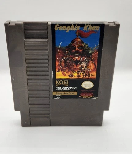 Genghis Khan NES Nintendo Entertainment System Video Game Strategy