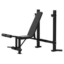 Athletic Works Bench  Rack Combo w/ Leg Press, Incline/Flat/Decline, 500 lb Cap