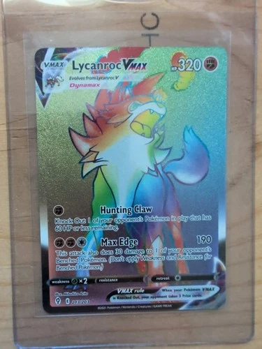Lycanroc VMAX (Secret) 213/203 Swsh07: Evolving Skies Holo