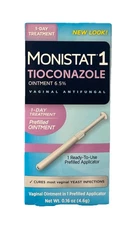 Monistat 1 Day Yeast Infection Treatment Tioconaz Prefilled Exp 10/26
