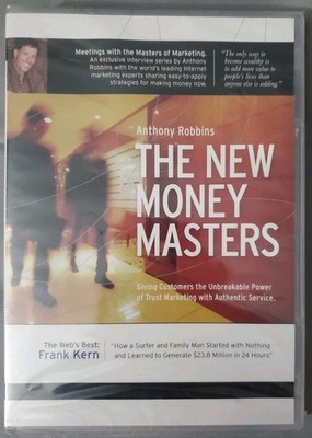 *BRAND NEW* Anthony Robbins: The New Money Masters w/ Frank Kern (DVD)