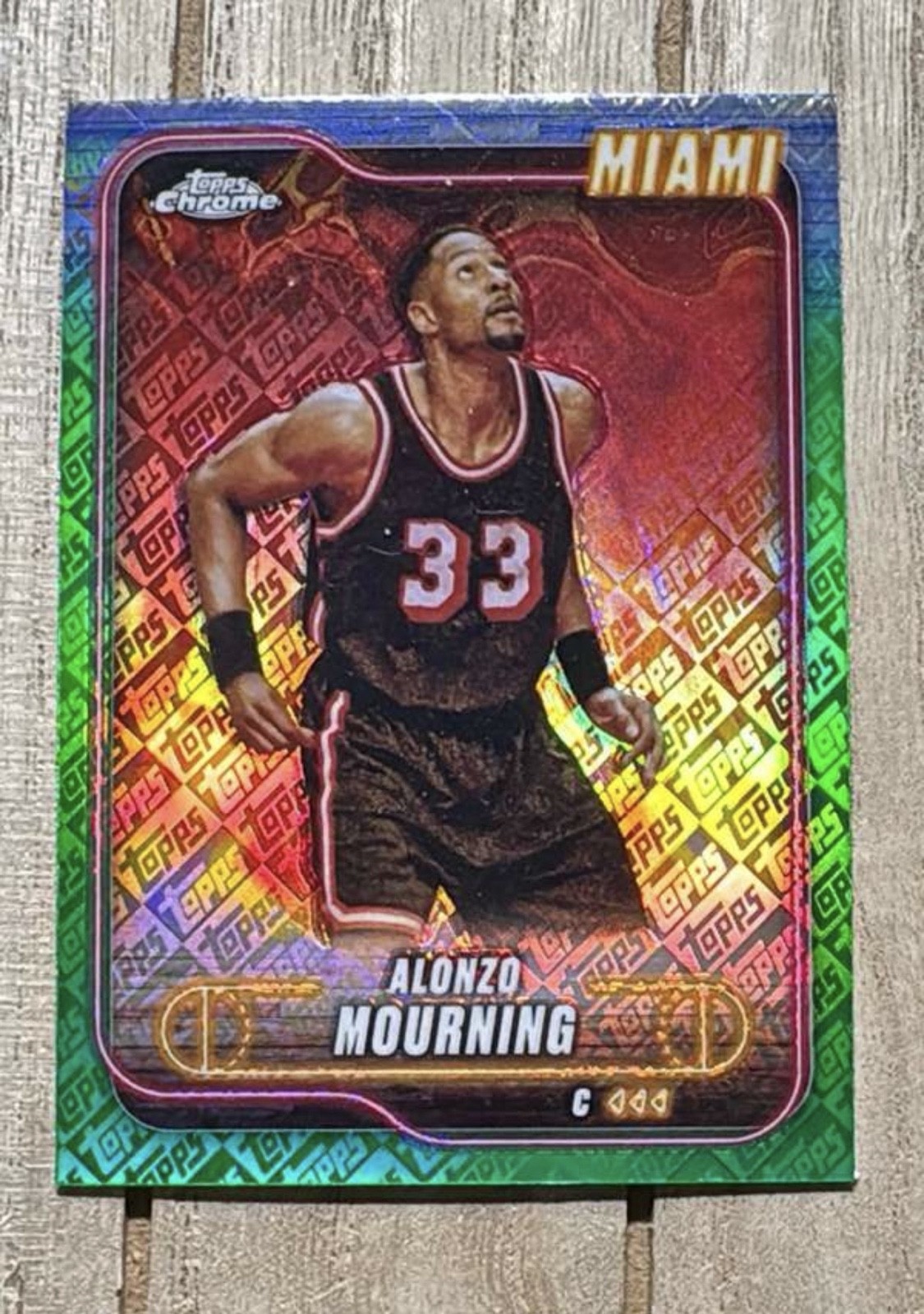 Alonzo Mourning #9 Basketball Cards 2024 Topps Chrome trading card — raw and PSA graded price guide