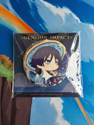 Genshin Impact offizieller Wanderer Sternbeleuchtung Buchstabe Chibi Abzeichen miHoYo