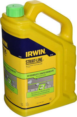 STRAIT-LINE Marking Chalk, Standard, Fluorescent Green, 5 Lbs (65106)