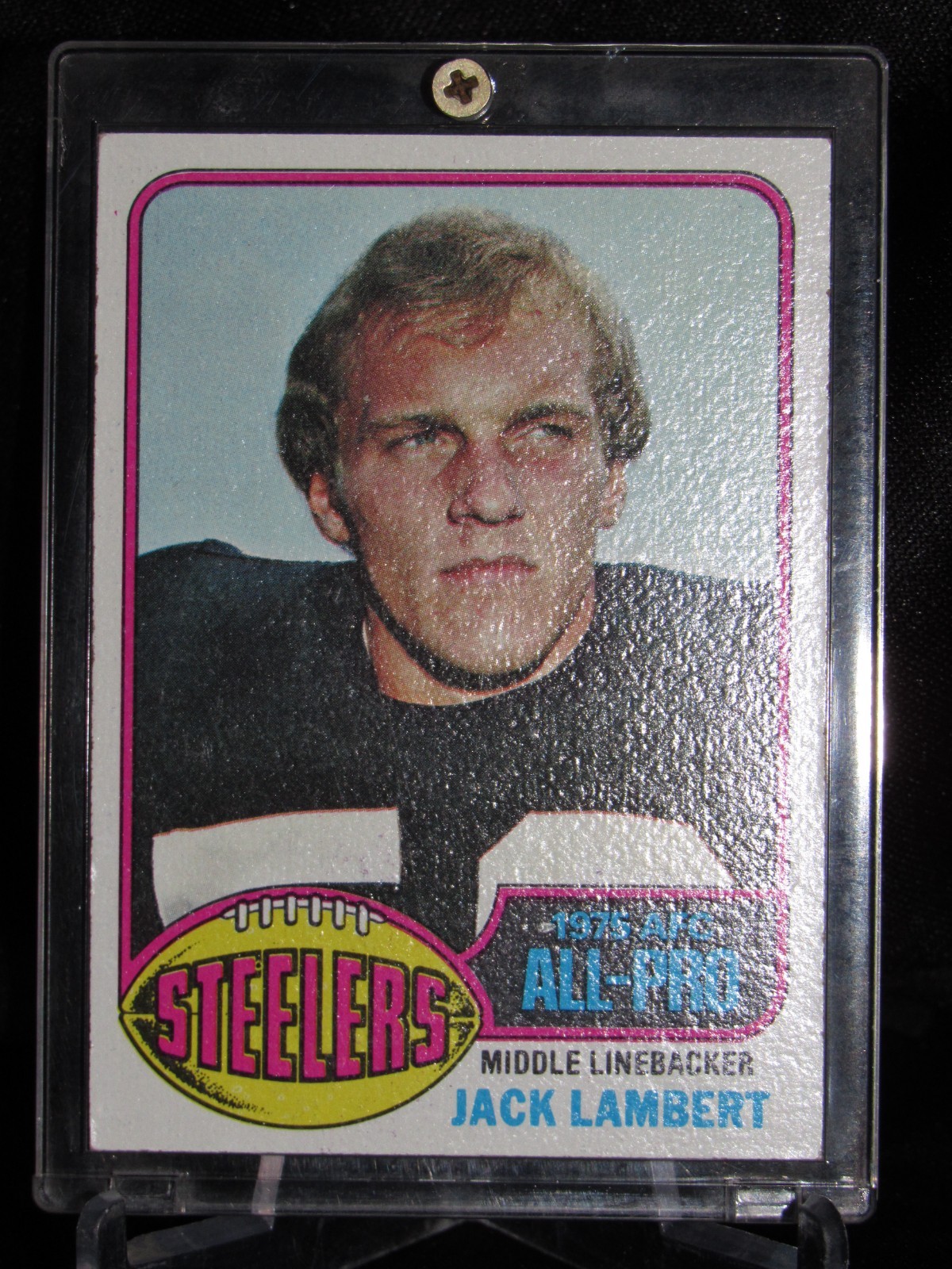 1976 Topps - JACK LAMBERT #220 ROOKIE CARD (RC)💥 EX-MT PITTSBURGH STEELERS