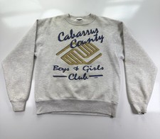 Vintage 90s Jerzees Sweatshirt boys girls club Sweatshirt gray L