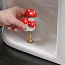 Decorative Toilet Bolt Covers 2 Pack Funny Bathroom Floor Screw Caps