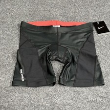 Nike Triathlon Cycling Shorts Womens XS Black Padded Chamois Compression Bike