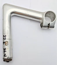 CINELLI 1E QUILL STEM ITALY 22.2 CLAMP 26.4MM 110MM REACH SILVER ALUMINUM