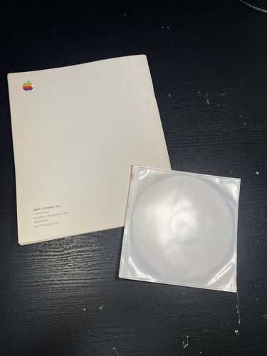 Vintage 1997 Apple Macintosh OS 7.6 CD-ROM Install + Installation Manual! - 第 2/2 張圖片