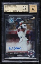 2017 Bowman Chrome Prospect Auto Wander Javier #CPA-WJ BGS 10 PRISTINE Auto 0c3