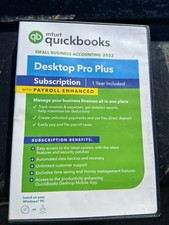 Intuit Quickbooks Desktop Pro Plus / Payroll Enhanced 2022