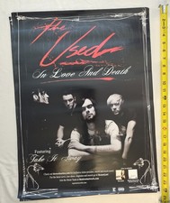 Vintage Original The Used In Love And Death Promo Poster 2004 Post Hardcore EMO