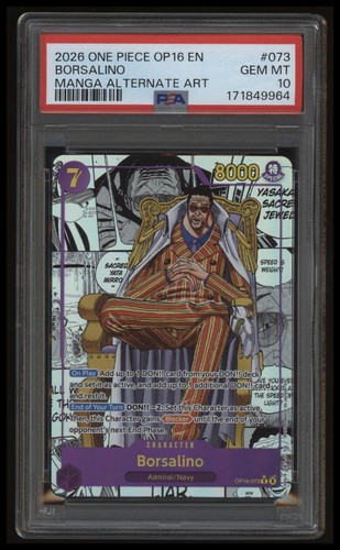 Borsalino (Manga) graded PSA 10 for sale on eBay