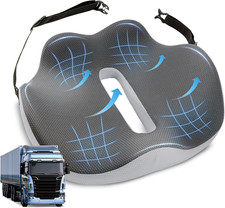 X-Large Seat Cushion for Truck Car Drivers, Memory Foam Seat Cushion