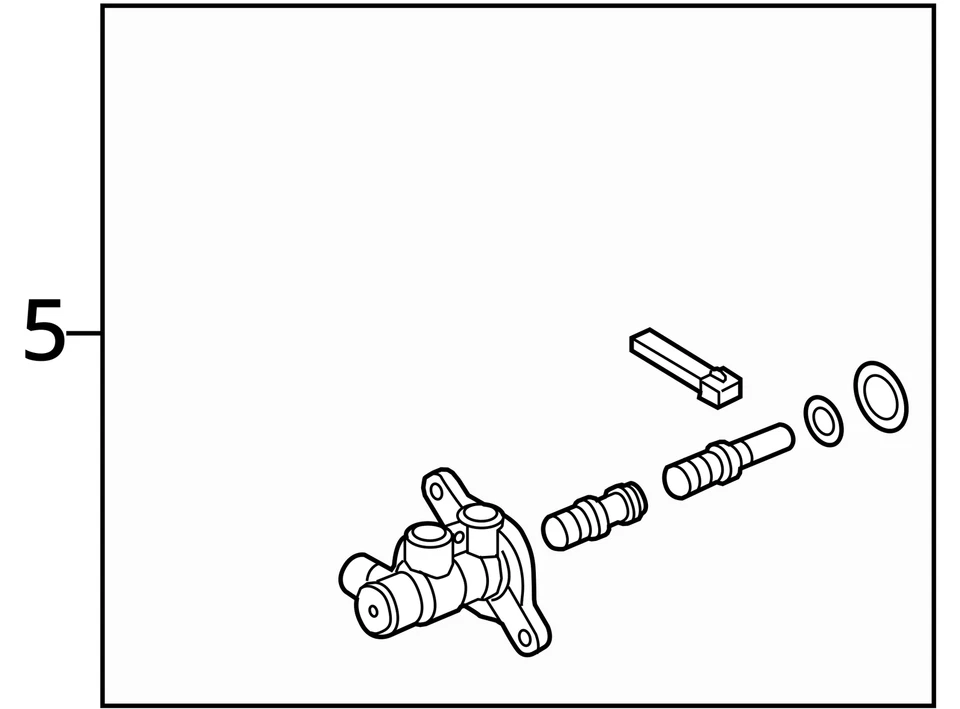 Brake Master Cylinder Fits 15-21 SEDONA 3037236 - Image 4 of 4