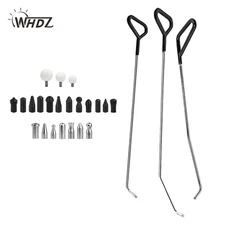 WHDZ 25Pcs Puller Rods Dent Paintless Repair Tool Push Hail Repair Tips Set Kits