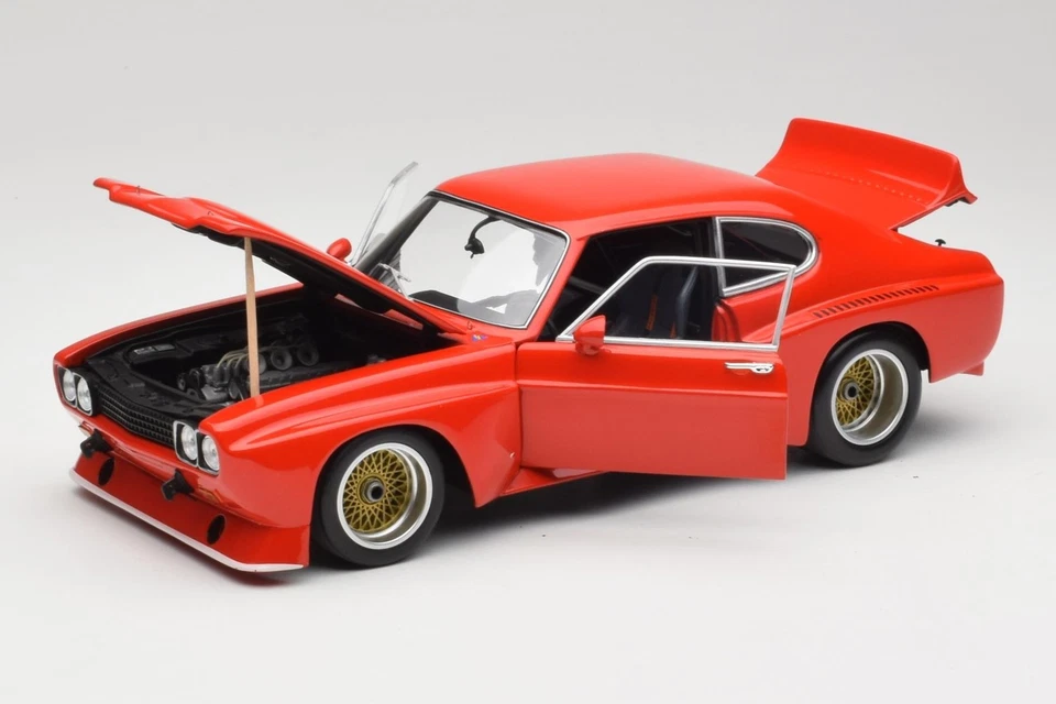 180748001 Ford Capri RS 3100 Signal Red Minichamps 1/18 - Immagine 2 di 4