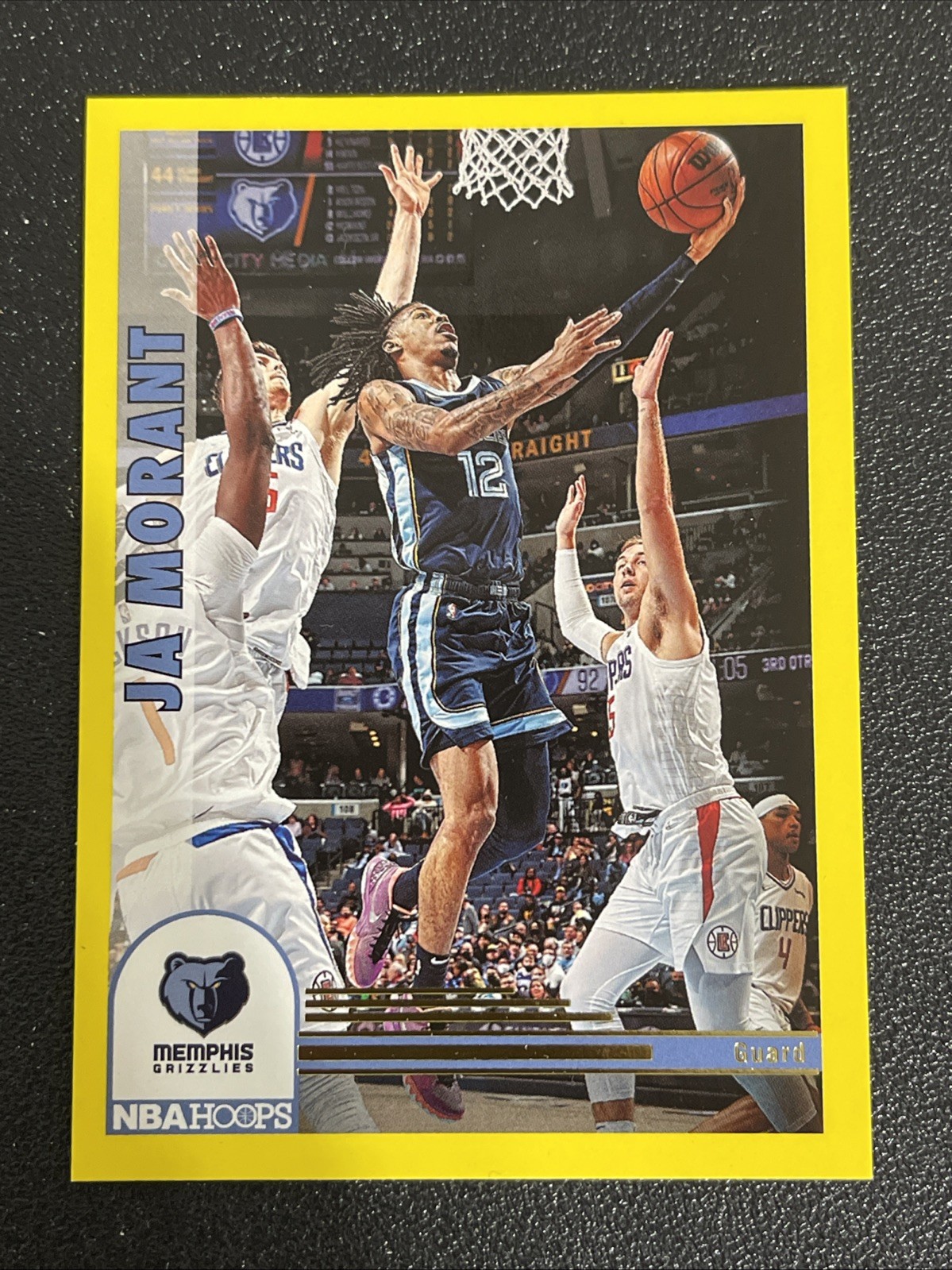 2022-23 Panini NBA Hoops - Hoops Tribute Ja Morant #289 Yellow