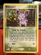 Nidoran F 70/112 Common FireRed & LeafGreen Pokemon Reverse Holo MP on eBay