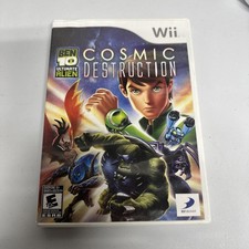 Ben 10: Ultimate Alien -Cosmic Destruction (Nintendo Wii, 2010) CIB W/Insert