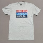 Cavalino Gp Text Tee T Shirt Small Grand Prix Austin Tx Red Bull Motogp Grey