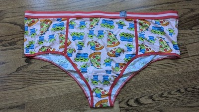 NWT Women's Torrid Disney Cheeky Boyshort Toy Story Alien Pizza Sz 6/6X Panties