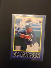Bo Jackson 1990 St☆r Star Big League Yellow & Blue #NNO Kansas City Royals (C)